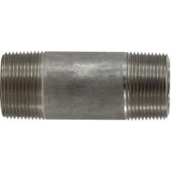 52125 - 1-1/4 in MPT x 1-1/4 in MPT Stainless Steel Seamless Pipe Nipple, 4 in Length
