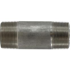 52129 - 1-1/4 in x 1-1/4 in Stainless Steel Seamless Pipe Nipple, 6 in Length