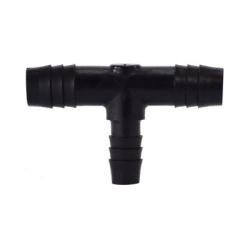53725-1008 - Nylon Reducing Tee - 5/8 in Barbed x 5/8 in Barbed x 1/2 in Barbed Fitting