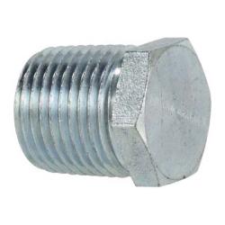 5406P6 - 3/8 in MPT Steel Hex Head Plug, 3000 psi, 375°F