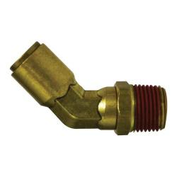540606S - Brass 45-Degree Swivel Elbow Fitting - 3/8-in Tube OD x 3/8-in MPT