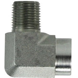 55024 - 1/4 in Male x 1/4 in Female Steel 90-Degree Street Elbow Fitting