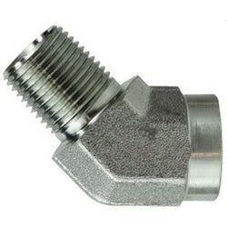 55036 - 45-Degree Steel Street Pipe Elbow, 3/8-in Male NPTF x 3/8-in Female NPTF