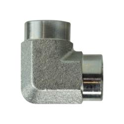 550424 - 90-Degree Steel Elbow FNPT, 1-1/2 in x 1-1/2 in Connections