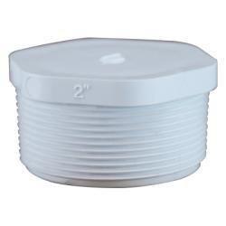 55513 - 4 in MPT PVC Plug, Schedule 40 Fitting