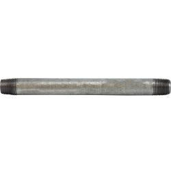 56013 - 8 in Steel Schedule 40 Welded Pipe Nipple, 1/8 in MPT x 1/8 in MPT