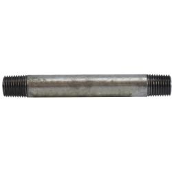 56031 - 1/4 in x 1/4 in Galvanized Steel Welded Pipe Nipple, 7 in Length, MPT Connection
