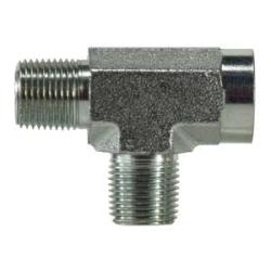 560312 - 3/4 in MPT x 3/4 in FPT x 3/4 in MPT Steel Pipe Run Tee Fitting