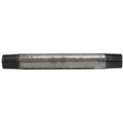 56035 - 11 in Welded Galvanized Steel Pipe Nipple, 1/4 in MPT Both Ends, SCH 40