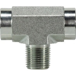 560420 - 1-1/4 in Female x 1-1/4 in Female x 1-1/4 in Male Steel Branch Tee