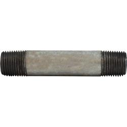 56060 - 1/2 in x 1/2 in MPT Galvanized Steel Pipe Nipple, 1-1/8 in Length