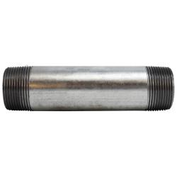 56128 - 1-1/4 in MPT Galvanized Steel Welded Pipe Nipple, 5-1/2 in Long, 1300 psi Rated