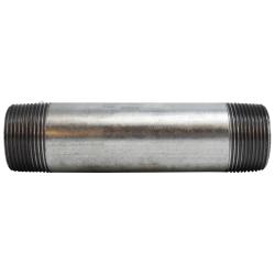 56135 - 1-1/4 in MPT x 1-1/4 in MPT Steel Welded Pipe Nipple, 12 in Long, Galvanized Finish