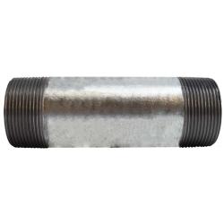 56186 - 2-1/2 in x 2-1/2 in Galvanized Steel Welded Pipe Nipple, 5-1/2 in L MPT Connections
