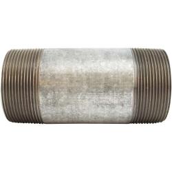 56208 - 3 in MPT x 3 in MPT Galvanized Steel Welded Pipe Nipple, 7 in Long