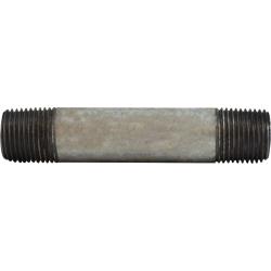 56246 - 1/2 in MPT x 1/2 in MPT Galvanized Steel Welded Pipe Nipple, 60 in Length