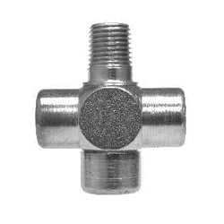 56558888 - Steel Branch Cross Fitting - 1/2 in x 1/2 in x 1/2 in x 1/2 in