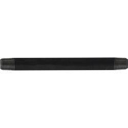 57004 - 1/8 in x 1/8 in Steel Welded Pipe Nipple, 2-1/2 in Long, Black Finish