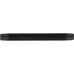 57005 - 1/8 in MPT x 1/8 in MPT Black Steel Welded Pipe Nipple, 3 in Length