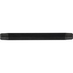 57008 - 1/8 in MPT x 1/8 in MPT Black Steel Welded Pipe Nipple, 4-1/2 in Length