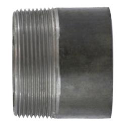 57062T - 1/2 in TOE x 1/2 in Plain End Welded Steel Pipe Nipple, 2 in Length