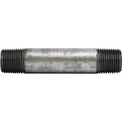 58004 - 1/8 in MPT x 1/8 in MPT Galvanized Steel Pipe Nipple, 2-1/2 in Length