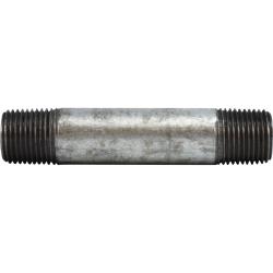 58040 - Galvanized Steel Pipe Nipple, 3/8 in MPT x 3/8 in MPT, Schedule 80, ANSI B1.20.1