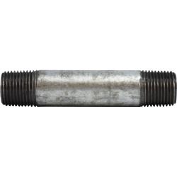 58067 - 4-1/2 in Galvanized Steel Pipe Nipple, 1/2 in MPT x 1/2 in MPT, SCH 80