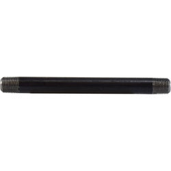 59001SMLS - 1/8 in MPT x 1/8 in MPT Steel Seamless Pipe Nipple, Close, 300 lb, 850 psi