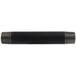 59087SMLS - 3/4 in MPT x 3/4 in MPT Black Steel Seamless Pipe Nipple, 4-1/2 in Long