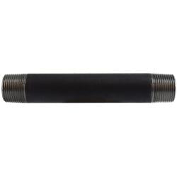 59088SMLS - 3/4 in MPT Black Steel Seamless Pipe Nipple, 5 in Length