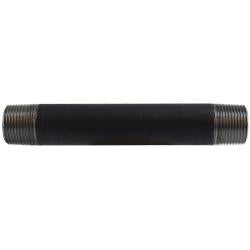 59095SMLS - 3/4 in MPT x 3/4 in MPT Steel Seamless Pipe Nipple, 11 in Length
