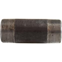 59147SMLS - 1-1/2 in x 1-1/2 in Black Steel Seamless Pipe Nipple, 5 in Length