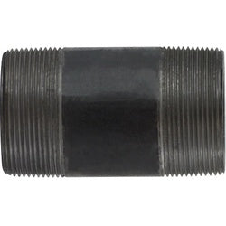 59160SMLSXX - 2 in x 2-1/2 in MPT Seamless Pipe Nipple, Malleable Iron, Black Finish