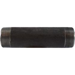 59169SMLS - 2 in x 2 in MPT Seamless Steel Pipe Nipple, 7 in Length, SCH 80