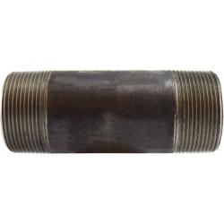 59184SMLS - 2-1/2 in MPT Steel Seamless Pipe Nipple, 4-1/2 in Length, 300 lb Pressure Rating