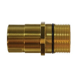 61053 - 1 in FNPT Brass Wingnut Nipple, Max Pressure 3000 psi, Temp -40 to 250°F