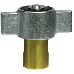61154 - 1-1/4 in x 1-1/4 in FNPT Brass Quick Disconnect Wingnut Coupler