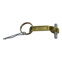 61453 - 3 to 4 in Brass Handle Assembly for Cam and Groove Fittings