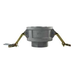 61865 - Aluminum Cam and Groove Reducer Coupler - 1-1/2 in Type D x 1 in FPT