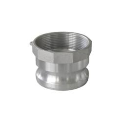 61916 - 2-1/2 in Type A Cam and Groove Adapter x 2-1/2 in FNPT, Durable Aluminum Construction
