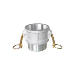 61921 - 3/4 in Type B x 3/4 in MNPT Aluminum Cam and Groove Coupler