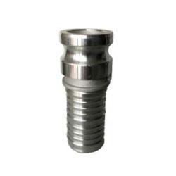 61958 - 4 in Type E Cam and Groove Adapter x 4 in Hose Barbed Aluminum Fitting