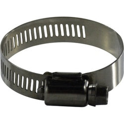 620010SS - 9/16 in to 1-1/16 in 316 Stainless Steel Wide Band Worm Drive Clamp