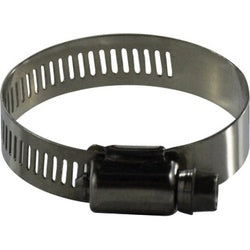 620028SS - 316 Stainless Steel Wide Band Worm Drive Clamp, 1-5/16 in to 2-1/4 in Diameter