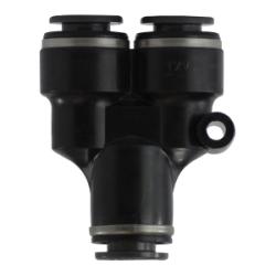 620557C - 1/2-in Push-to-Connect Union Wye Fitting, Composite, 145 psi, -40 to 140°F Temperature Range
