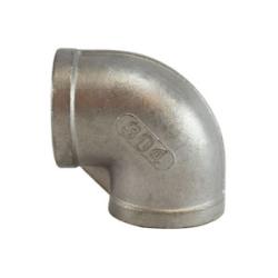 62106 - 1-1/4-in FNPT x 1-1/4-in FNPT 90-Degree Elbow Fitting, 304 Stainless Steel, 150 lb Pressure Rating