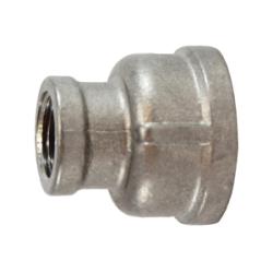 62457 - 4 in FPT x 3 in FPT Stainless Steel Reducing Coupling, 150 lb Rated