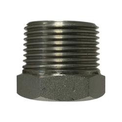 62507B1 - 3/4 in MPT x 1/4 in FPT Stainless Steel Barstock Hex Bushing