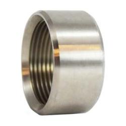 62773 - 1/2-in Female NPT x 1/2-in Socket Weld Half Coupling, 304 Stainless Steel, 150 lb Pressure Rating